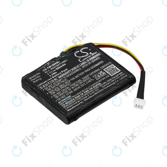 Bateria do TomTom Via 1405, 900mAh, Li-Ion, 3.7V, 6027A0114501, HQ