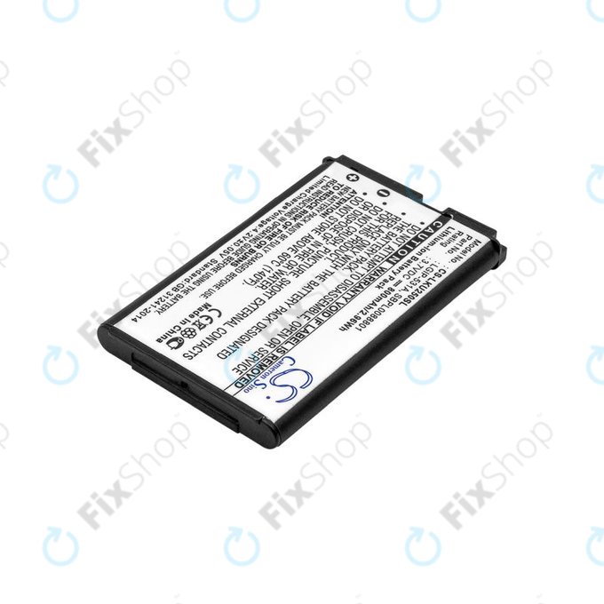 Bateria do LG T500, 800mAh, Li-Ion, 3.7V, LGIP-531A, HQ