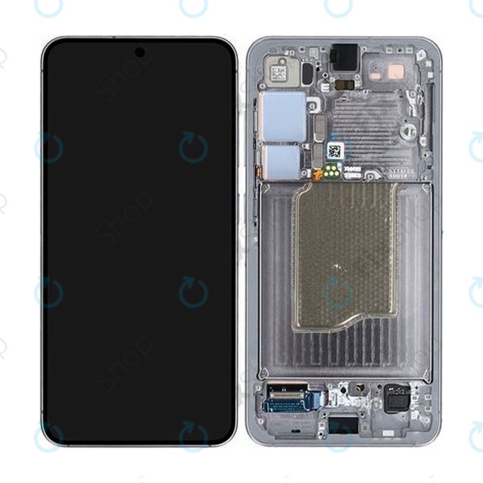 Wyświetlacz do Samsung Galaxy S25, Ekran dotykowy z ramką, Silver Shadow, GH82-36329A, Genuine Service Pack