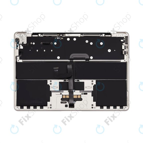 Górna rama klawiatury do MacBook Air 13", A3113 (2024), z klawiaturą US i baterią, Starlight, 661-40229, Genuine Apple