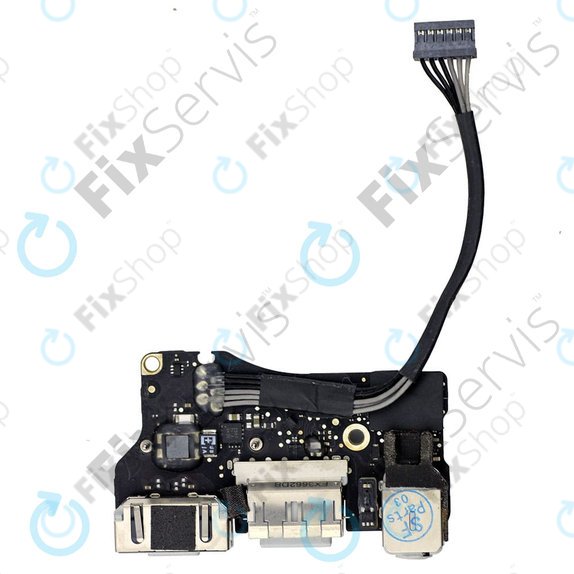 I/O Board do MacBook Air 13" A1466, Mid 2013 - Mid 2017, MagSafe 2, USB, Audio, Refurbished
