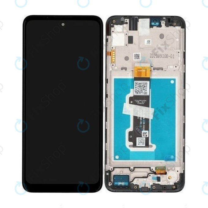 Wyświetlacz do Motorola Moto E30, E40, Ekran dotykowy z ramką, 5D68C19697, Genuine Service Pack