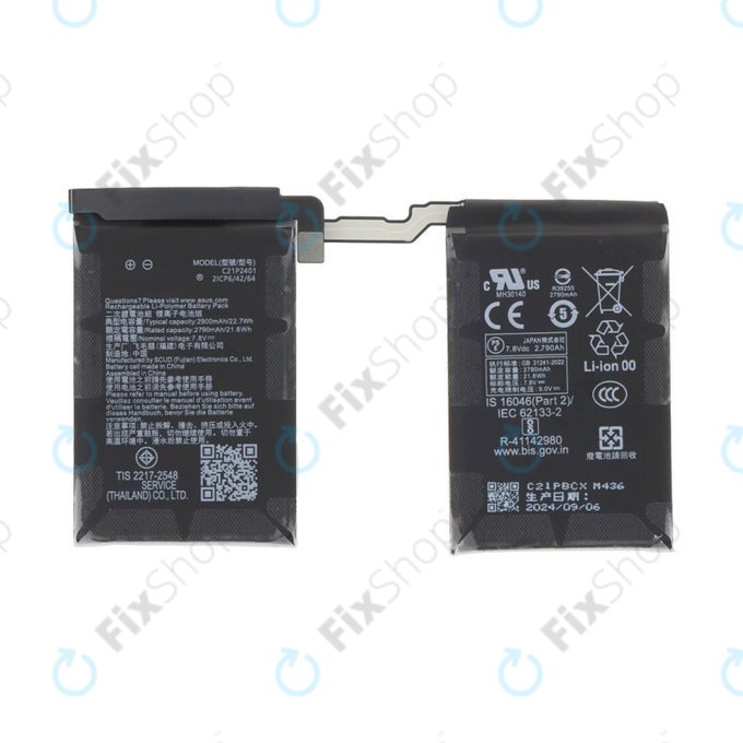Bateria do Asus ROG Phone 9, 9 Pro, C21P2401, 5800mAh