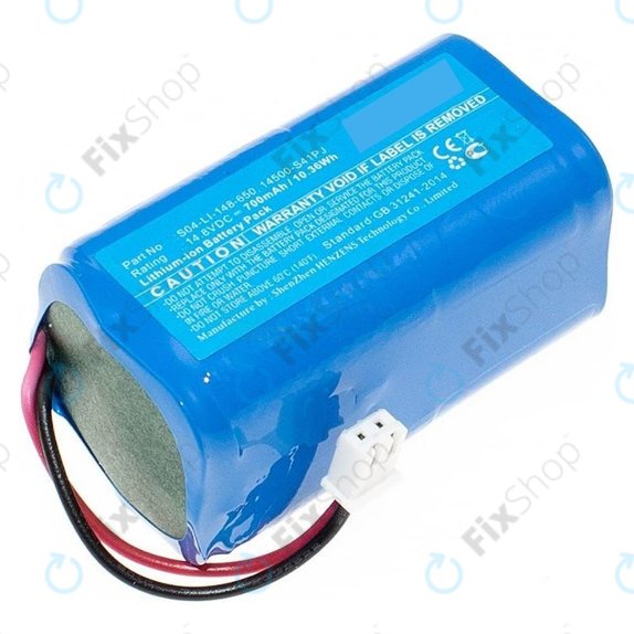 Bateria do Ecovacs Winbot W-series, S04-LI-148-650, 14500-S41PJ, Li-Ion, 14.8V, 700mAh