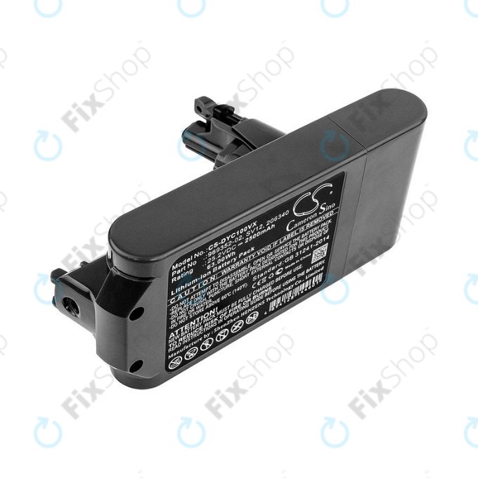 Bateria do Dyson V10, 969352-02, SV12, 206340, Li-Ion, 25,2V 2500mAh, HQ