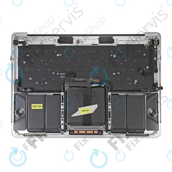 Górna ramka klawiatury z klawiaturą US, mikrofonem, trackpadem i głośnikami do MacBook Pro 13" A1706 (Late 2016 - Mid 2017), Space Gray