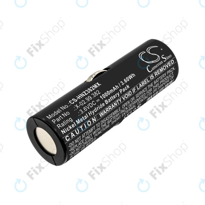 Bateria do Heine Ophthalmoscope Beta 200, 1000mAh, Ni-MH, 3.6V, X-02.99.382, HQ