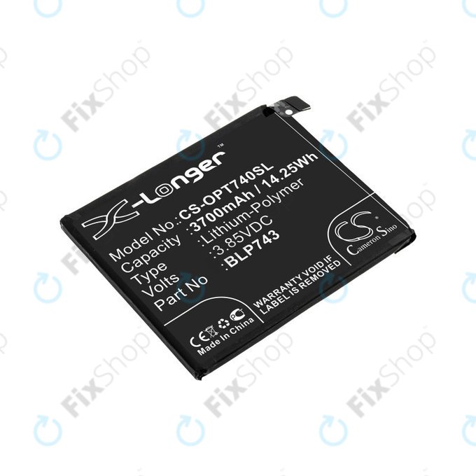 Bateria dla OnePlus 7T, 3700mAh, Li-Pol, 3.85 V, BLP743, HQ