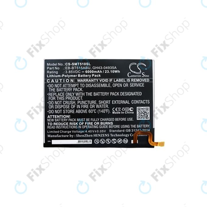Bateria do Samsung Tab A 10.1" 2019, EB-BT515ABU, 6000mAh, HQ