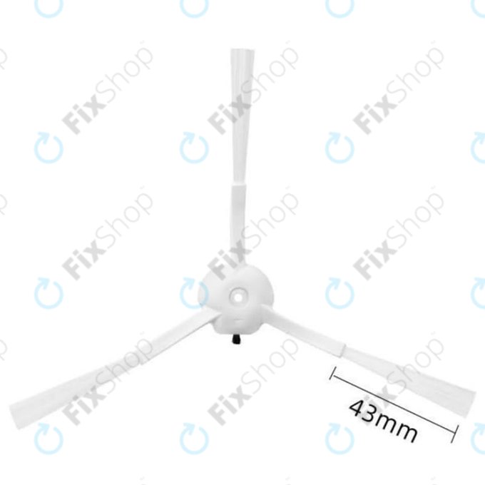 Szczotka boczna do Xiaomi Lydsto W2, 2 szt., Biały, White