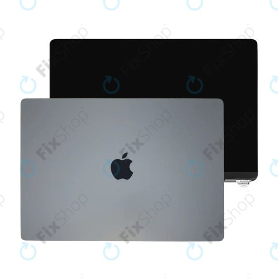 Wyświetlacz LCD do MacBook Air 13", A3113 (2024), z przednim szkłem i pokrywą, Space Gray, 661-40278, Genuine Apple
