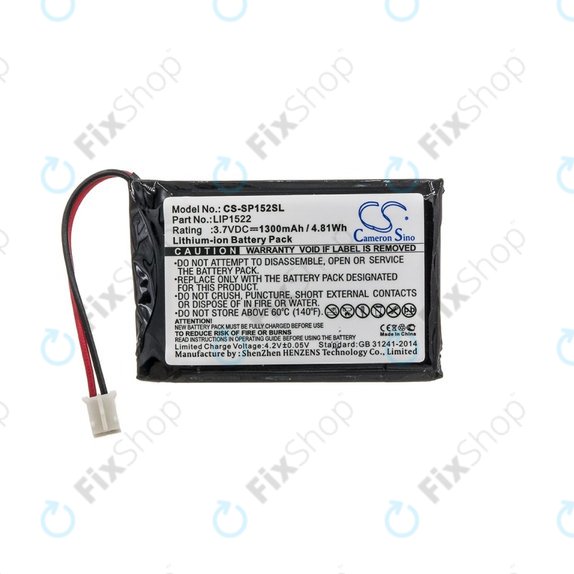 Bateria do kontrolera DualShock 4, Sony PlayStation 4, Slim, Pro, LIP1522, 1300mAh, HQ