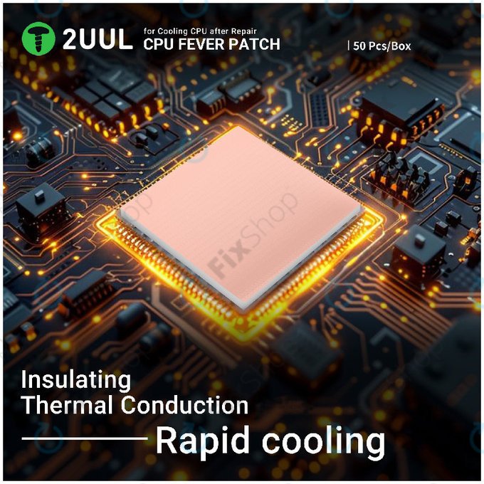 Termopad do CPU, chłodzenie, 2UUL SC09, 17x15x1.5mm