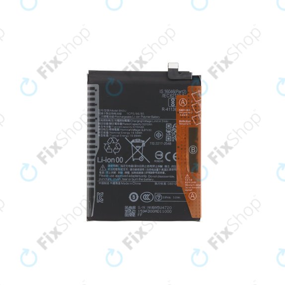 Bateria do Xiaomi Redmi Note 14 5G 24094RAD4G, BN5U, 5110mAh