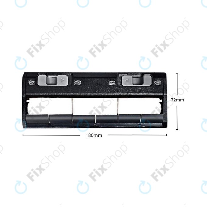 Pokrywa szczotki głównej do Ecovacs Deebot N-series, T-series, X1-series, Ozmo-series, Czarny, Black