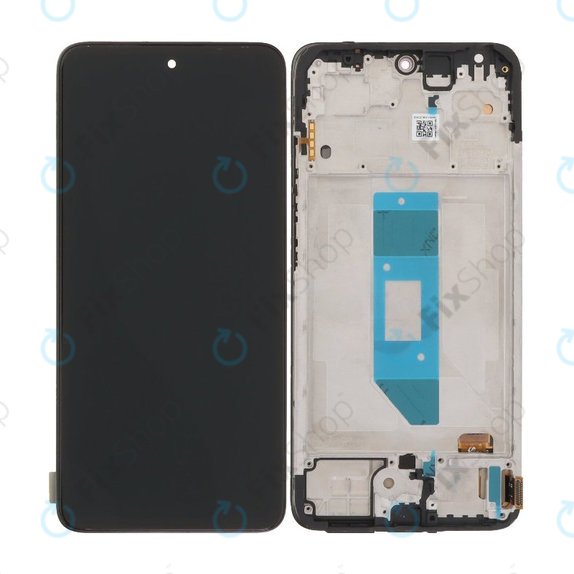 Wyświetlacz OLED dla Xiaomi Redmi Note 14 4G, Black, Ekran dotykowy z ramką