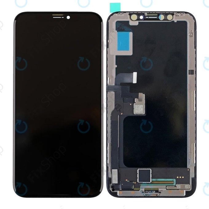 Wyświetlacz dla iPhone XS, Ekran dotykowy z ramką, Refurbished