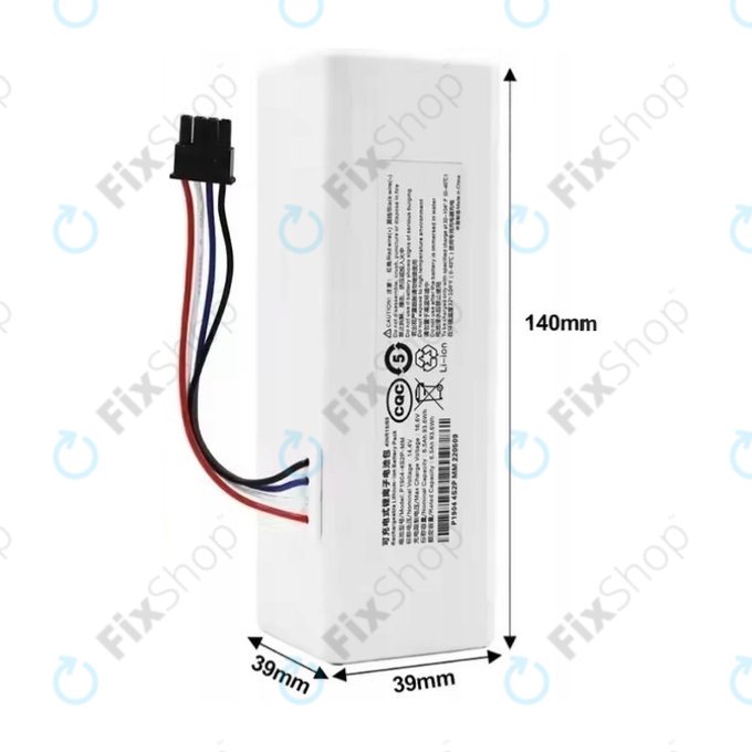Bateria do Xiaomi Mi Robot Vacuum Mop Mijia 1C, STYTJ01ZHM, Li-Ion, 14,4V 2600mAh
