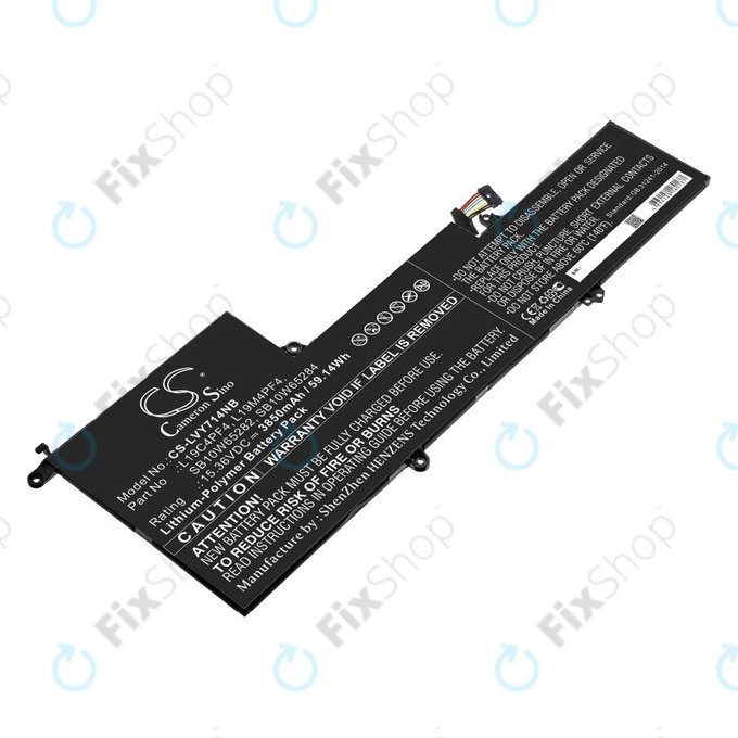 Bateria do Lenovo Yoga Slim 7, 14s, 3850mAh, Li-Pol, 15.36V, L19C4PF4, HQ