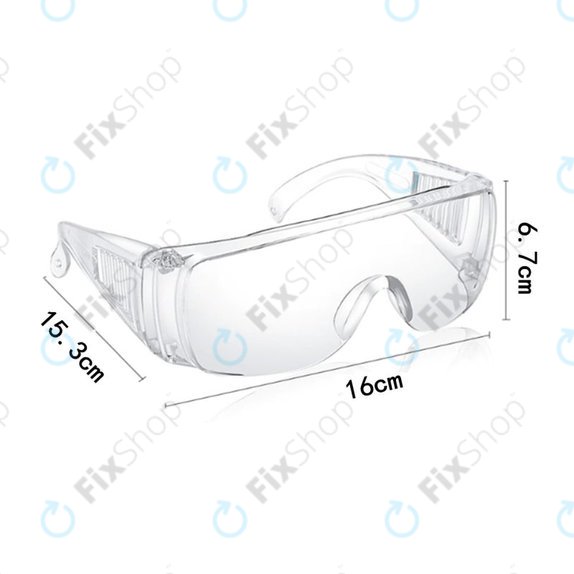 Okulary antystatyczne ESD, Przezroczysty, Transparent