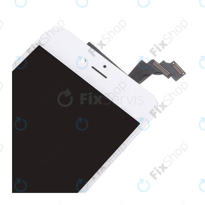 Wyświetlacz dla iPhone 6 Plus, White, Ekran dotykowy z ramką