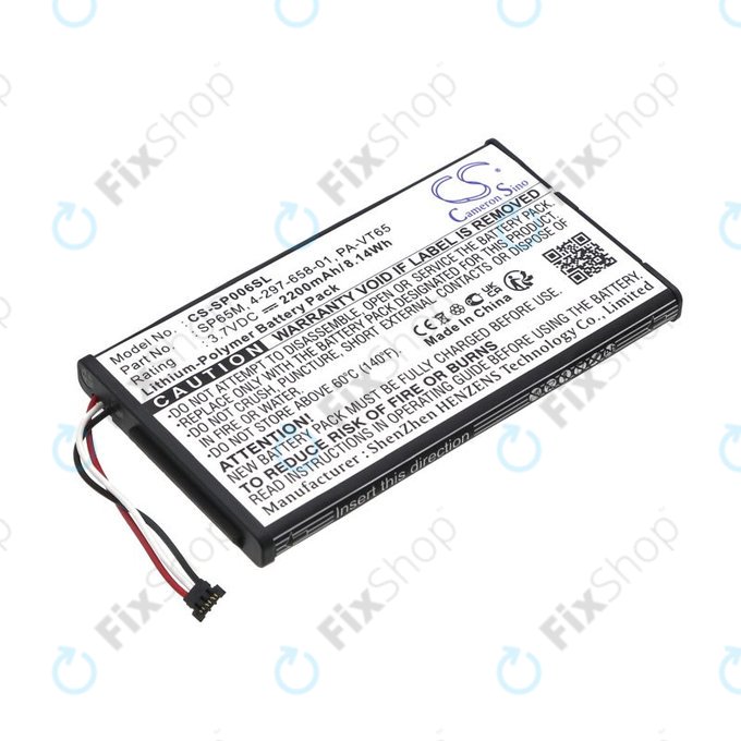 Bateria do Sony PS Vita, 2200mAh, Li-Pol, 3.7V, SP65M, HQ