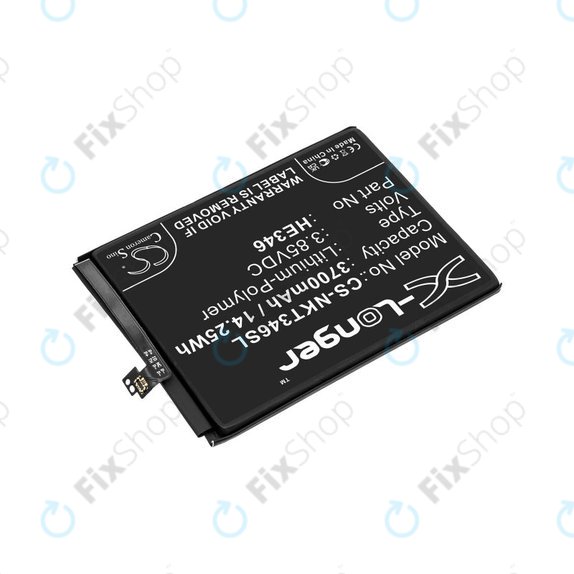 Bateria dla Nokia 7 Plus, 3700mAh, Li-Pol, 3.85 V, HE346, HQ