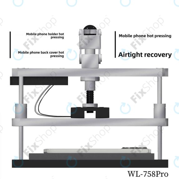 Podgrzewana prasa do napraw ekranów i tylnych obudów, 220V, EU, Wylie WL-758 Pro