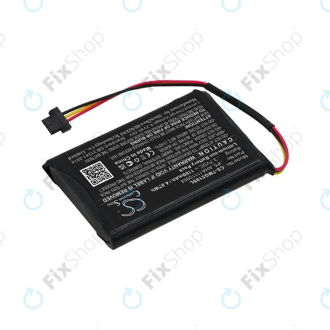 Bateria do TomTom Go 510, 1100mAh, Li-Ion, 3.7V, AHA11110004, HQ