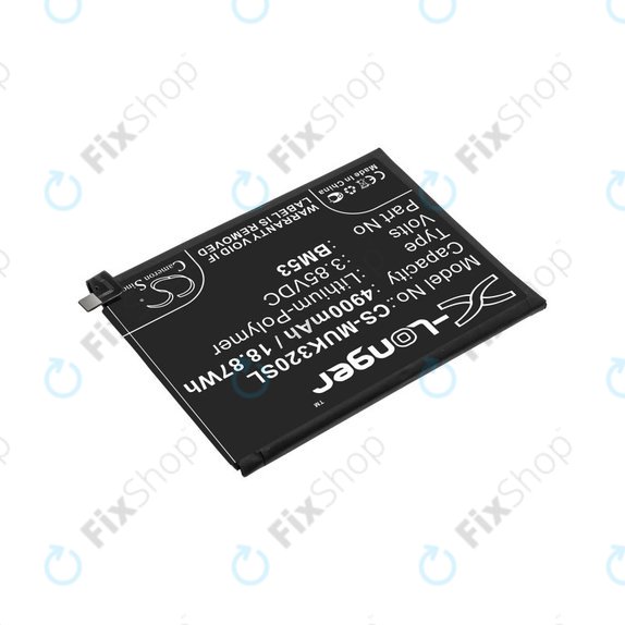 Bateria dla Xiaomi Mi 10T 5G M2007J3SY, 4900mAh, Li-Pol, 3.85 V, BM53, HQ