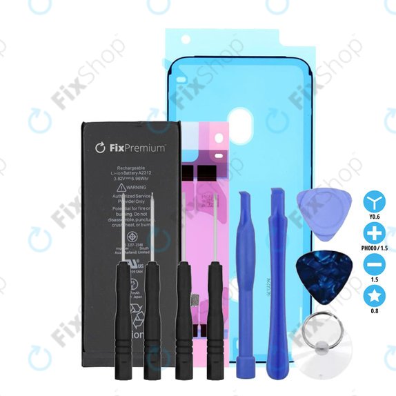 Bateria dla iPhone SE (2nd Gen 2020), 1821mAh, Klej (Adhesive), Narzędzia, FixPremium
