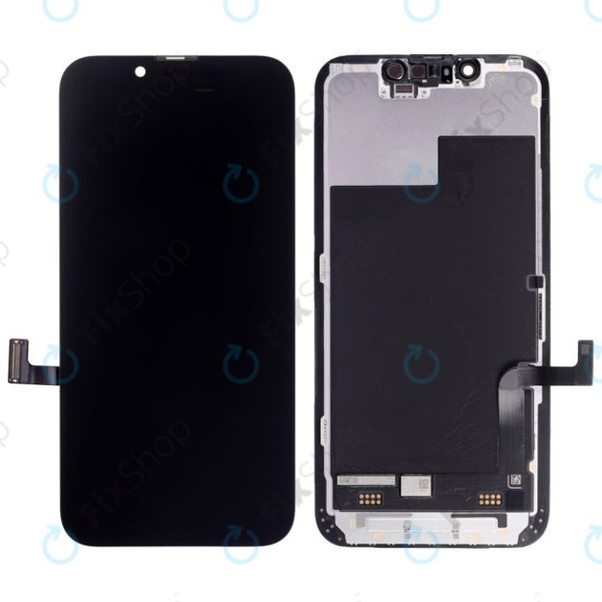 Wyświetlacz Hard OLED dla iPhone 13 Mini, Ekran dotykowy z ramką, FixPremium