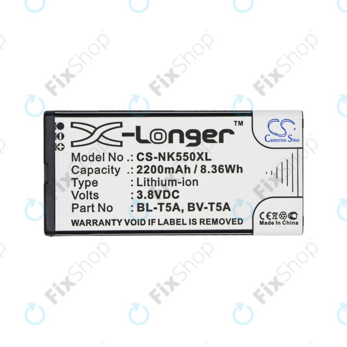 Bateria do Nokia Lumia 730, 2200mAh, Li-Ion, 3.8V, BL-T5A, HQ