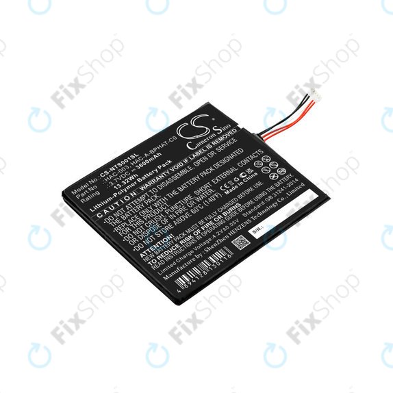 Bateria dla Nintendo Switch, 3600mAh, Li-Pol, 3.7 V, HAC-003, HQ