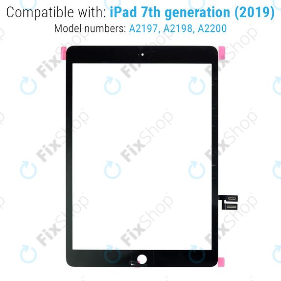 Ekran dotykowy dla iPad (7th Gen 2019, 8th Gen 2020), Black