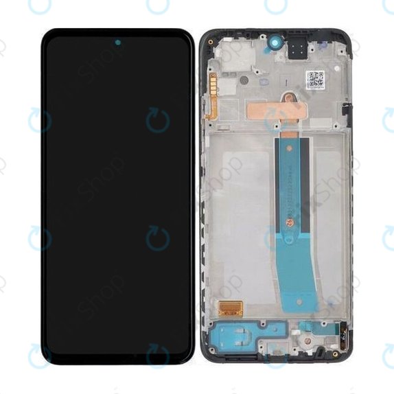 Wyświetlacz do Xiaomi Redmi Note 11, 11S, Poco M4 Pro 4G, Ekran dotykowy z ramką, 5600010K7S00, 5600010K7T00, 5600010K7P00, Czarny, Black, Genuine Service Pack