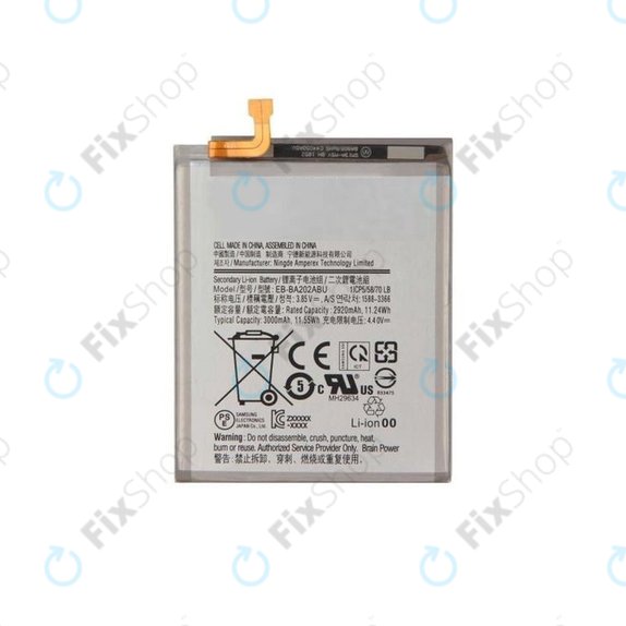 Bateria do Samsung A20e A202F, EB-BA202ABU, 3000mAh