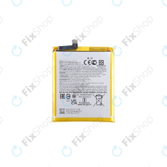 Bateria do Nokia X20 TA-1341, TA-1344, CN110, 4470mAh