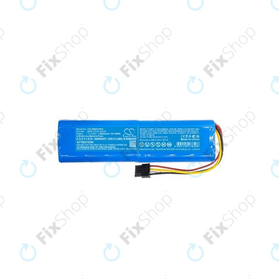 Bateria do Xiaomi Roborock S-seria, T-seria, Q-seria, BRR-2P4S-6800, Li-Ion, 14,4V 6800mAh, HQ