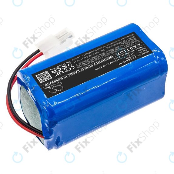 Bateria do Concept VR2000, Zaco A4s, A6, A8s, A9s, 2600mAh, Li-Ion, 14.8V, 501929, HQ