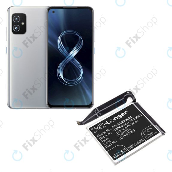 Bateria dla Asus Zenfone 8 ZS590KS, 3900mAh, Li-Pol, 3.87 V, C11P2003, HQ