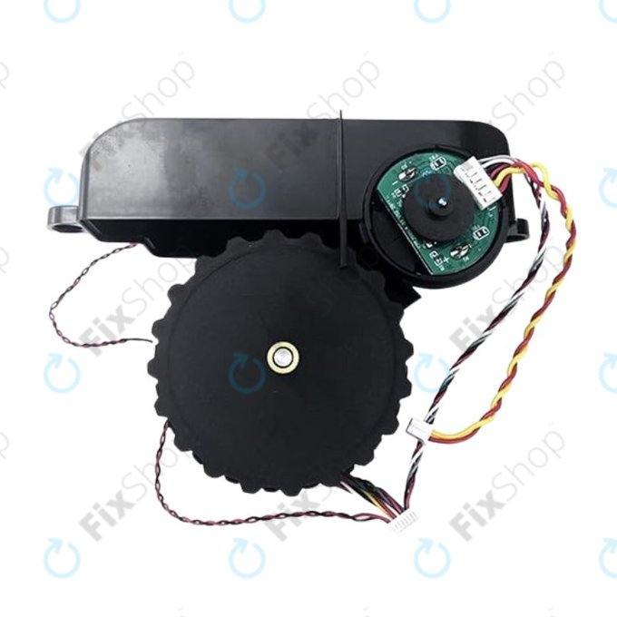 Koło z silnikiem do Xiaomi Mi Robot Vacuum Mop Pro (P), Viomi V2 Pro, V3, Lewy, Czarny, Black