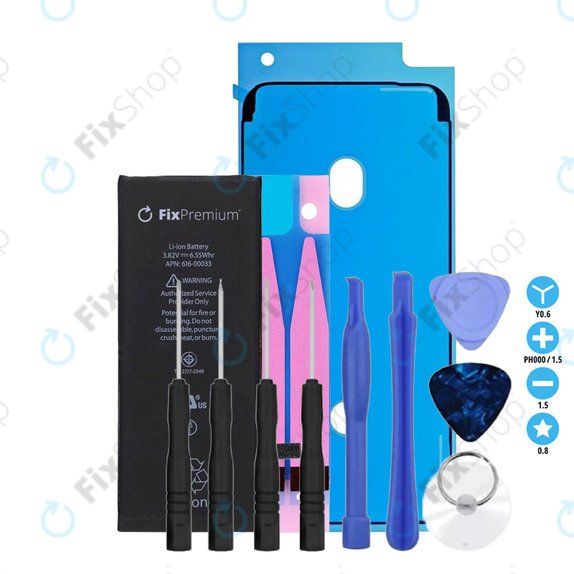 Bateria dla iPhone 6S, 1715mAh, Klej (Adhesive), Narzędzia, FixPremium