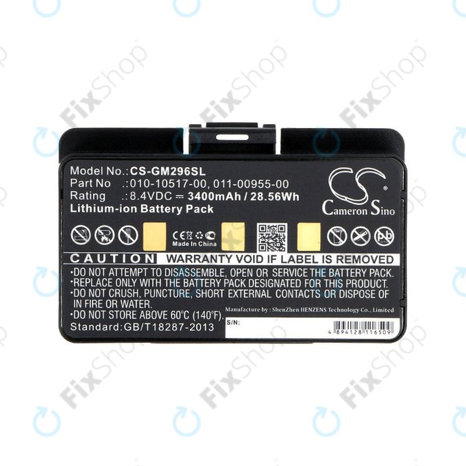 Bateria do Garmin GPSMAP, 3400mAh, Li-Ion, 8.4V, 010-10517-00, HQ