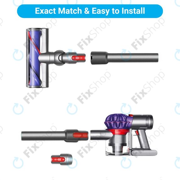 Rura ssaca do Dyson V-series, Outsize, Srebrny, Silver
