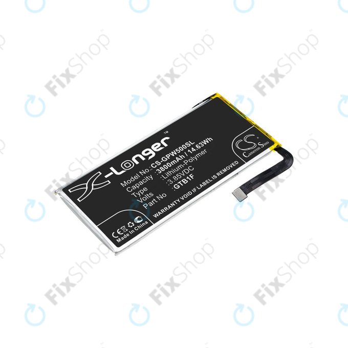 Bateria dla Google Pixel 5, 3800mAh, Li-Pol, 3.85 V, GTB1F, HQ