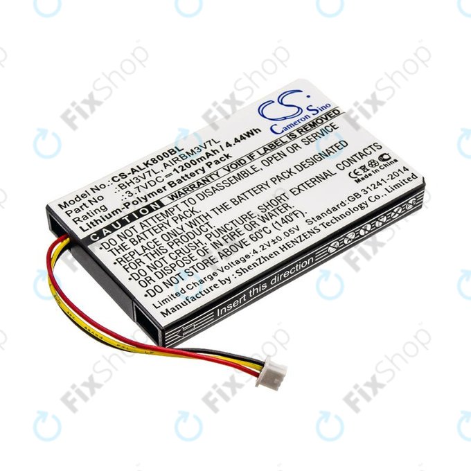Bateria do Autec Air A4, A6, A8, 1200mAh, Li-Pol, 3.7V, BH3V7L, AIRBM3V7L, HQ