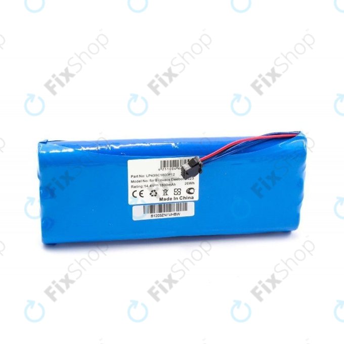 Bateria do Ecovacs Deebot D-seria, LP43SC1800P12, Ni-MH, 14,4V 1800mAh
