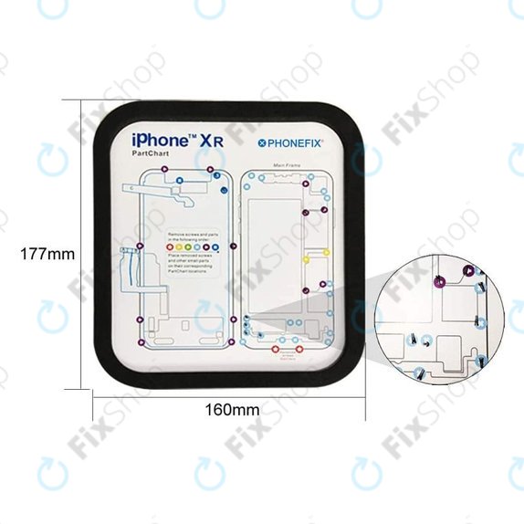 Magnetyczna mata na śruby do iPhone 6 – 11 Pro Max
