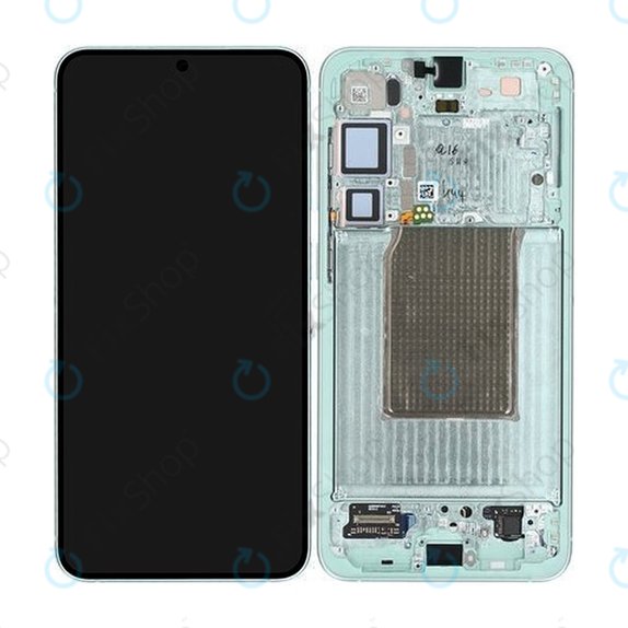 Wyświetlacz do Samsung Galaxy S25 Plus, Ekran dotykowy z ramką, Miętowy, Mint, GH82-36368B, Genuine Service Pack